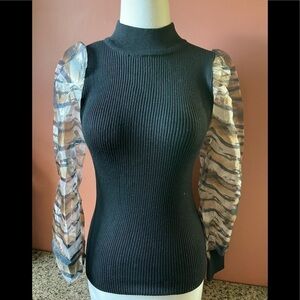 New look knit  with the long sleeves see thru size XL